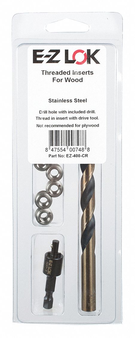 #6-40 Helicoil Thread Insert EZ-LOK Stainless Steel Helical Coil Inserts 