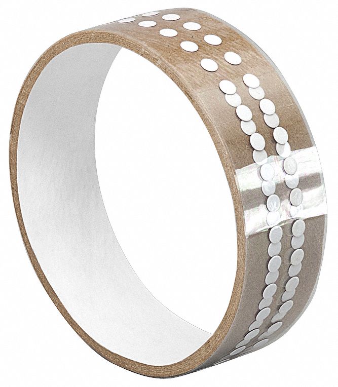 Water Contact Indicators: 5557 Series, Disc, 1/4 in Dia, 10.2 mil Thick, 82 oz/in Steel Adh