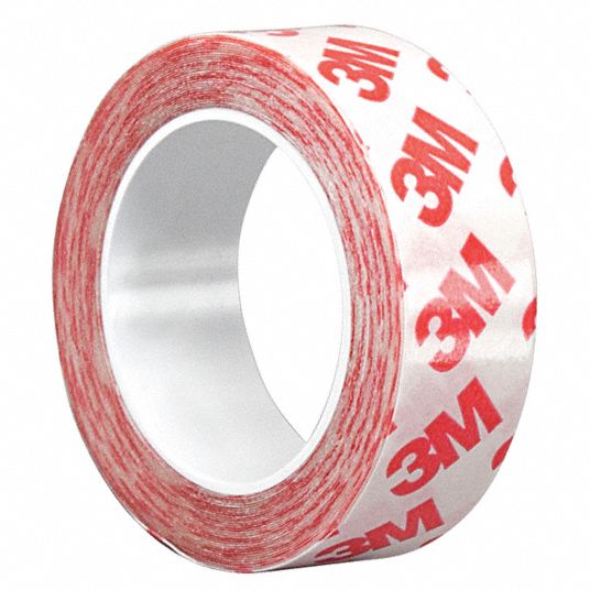 3M 9088-200 High performance thin double-sided tape - Transparent -  polyester backing - 12 mm x 50 m x 0.2 mm - per roll