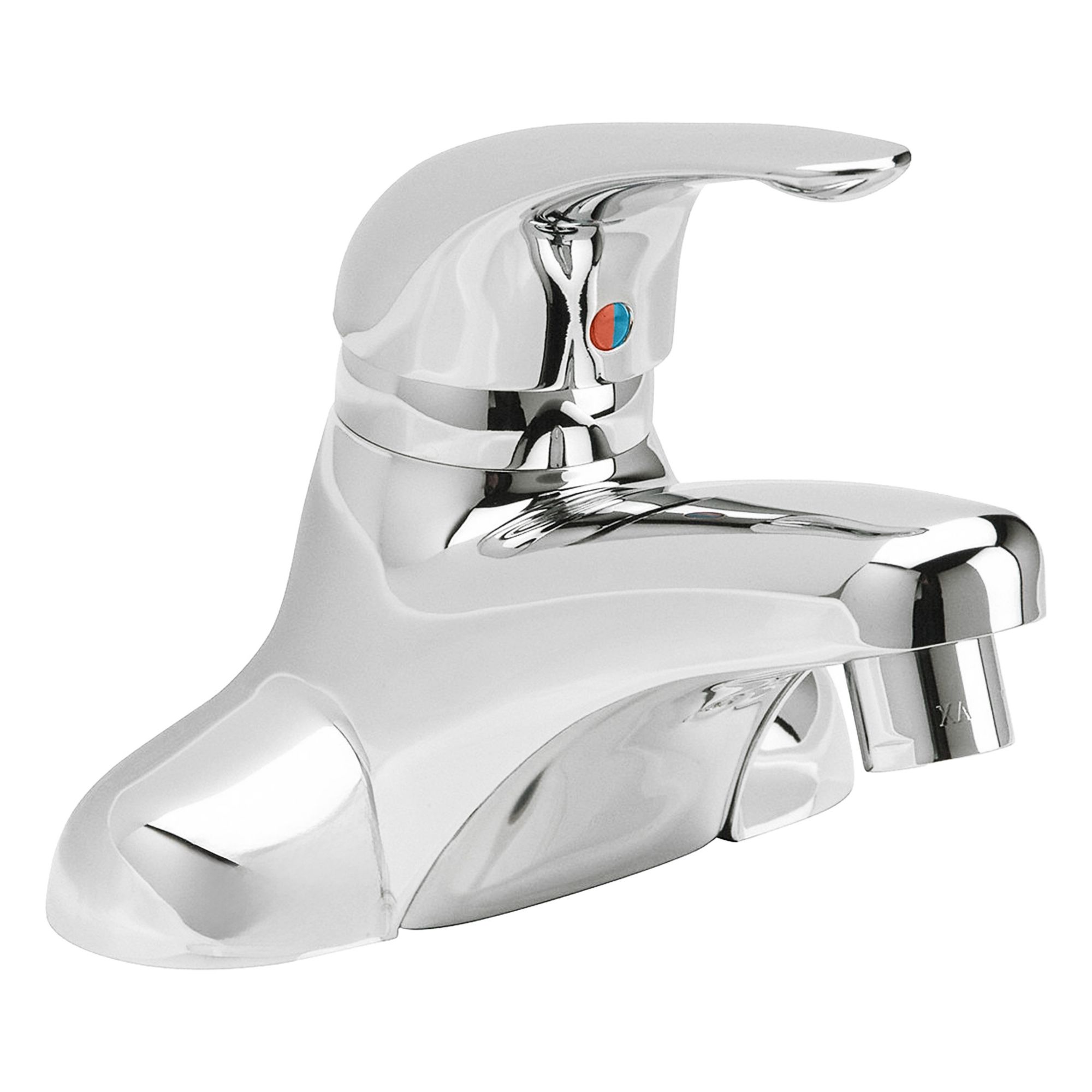 Low Arc Bathroom Faucet: AquaSpec®, Brass, Chrome Finish, 2.2 gpm Flow Rate, Centerset, Arc