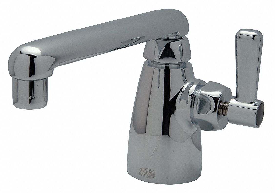 STRAIGHT LABORATORY FAUCET: ZURN, AQUASPEC, CHROME FINISH, 2.2 GPM FLOW RATE