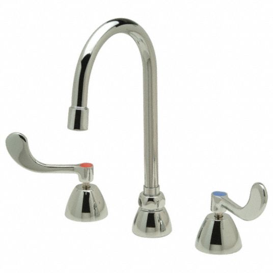 ZURN Chrome, Gooseneck, Bathroom Sink Faucet, Kitchen Sink Faucet