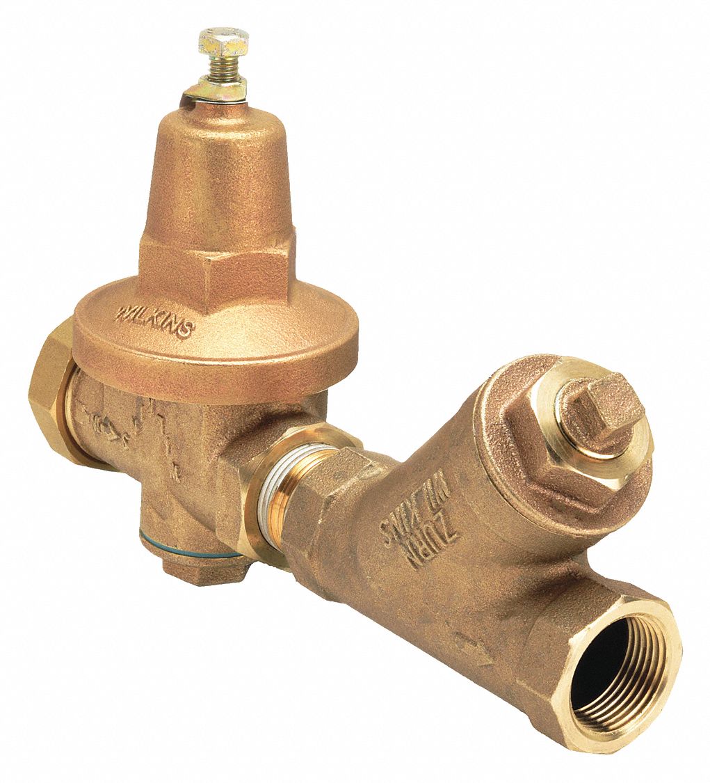 WATER PRESSURE REDUCING VALVE: FNPT X FNPT, 2 IN PIPE SIZE, CAST BRONZE, NPT X NPT