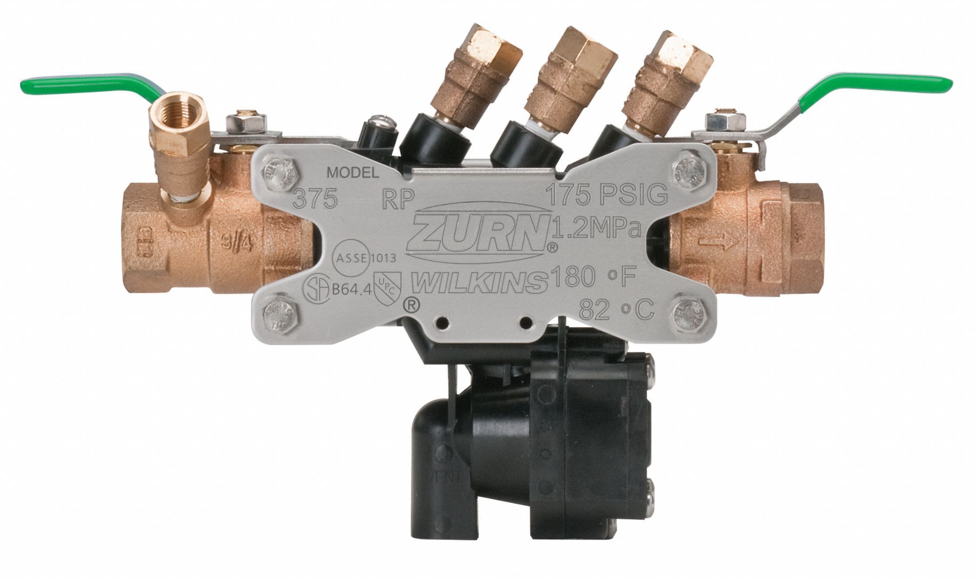 Zurn Wilkins Reduced Pressure Zone Backflow Preventer Wilkins 375xl 34 In Size Fnpt 45k858 