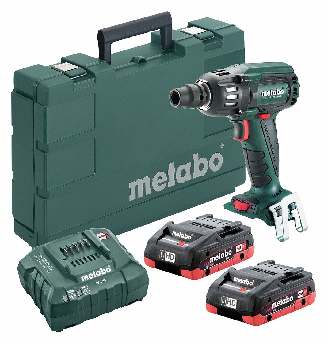 Impact Wrench: 1/2 in Drive Size, 295 ft-lb Fastening Torque, 420 ft-lb Breakaway Torque