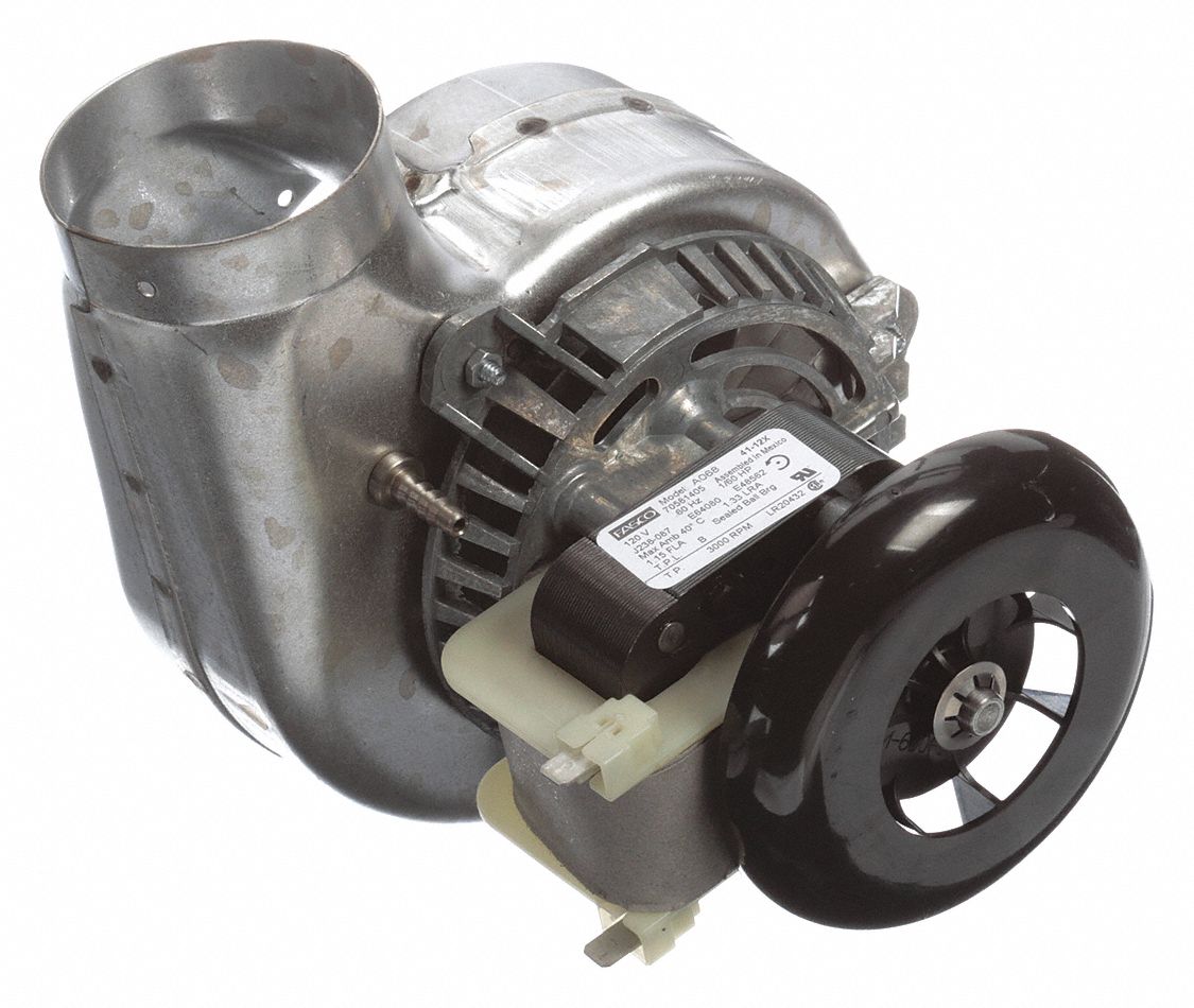 FASCO OEM Blower Round, 3 13/16 in Blower Wheel Dia, Shaded Pole Motor