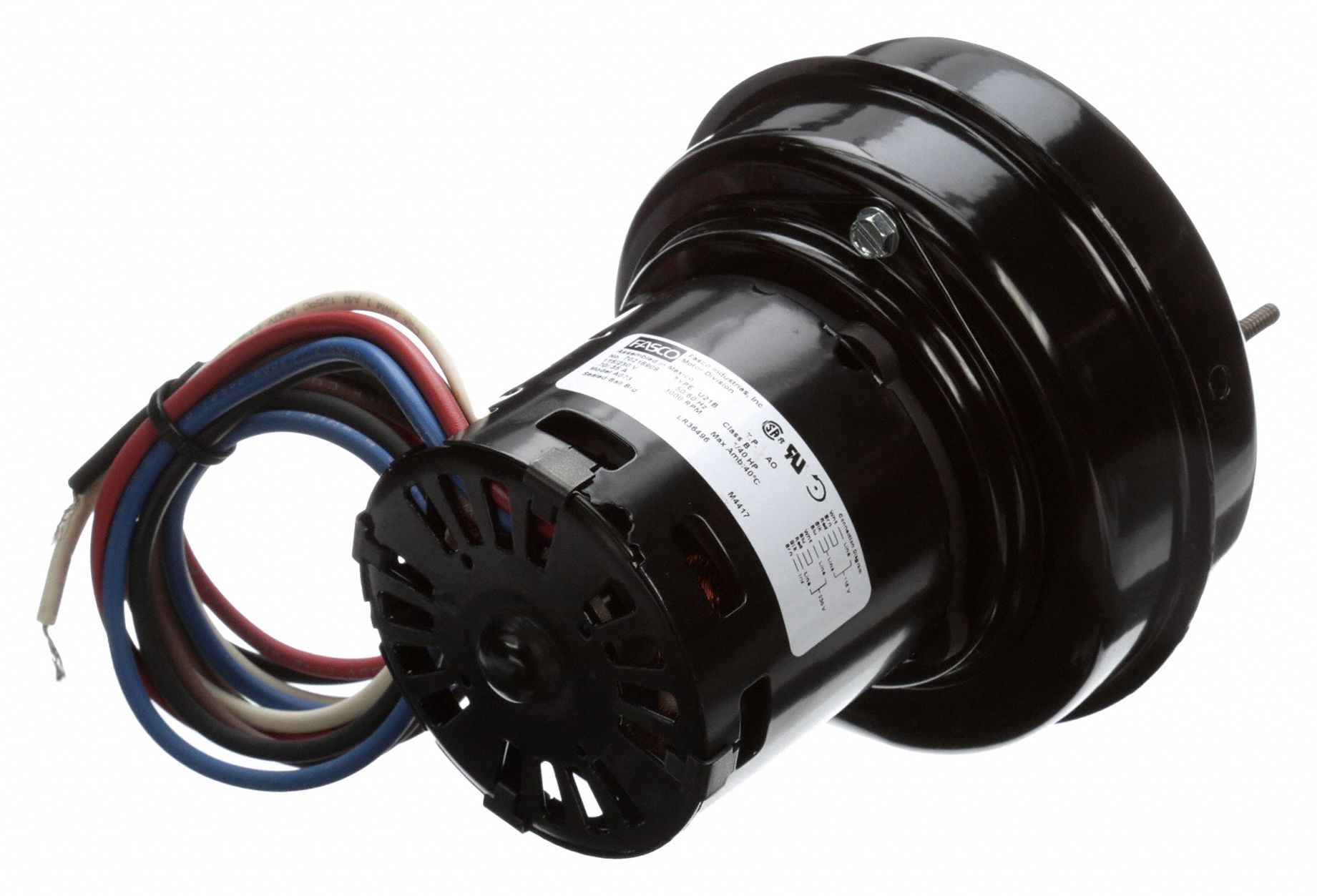 FASCO OEM Blower Round, 3 13/16 in Blower Wheel Dia, Shaded Pole Motor