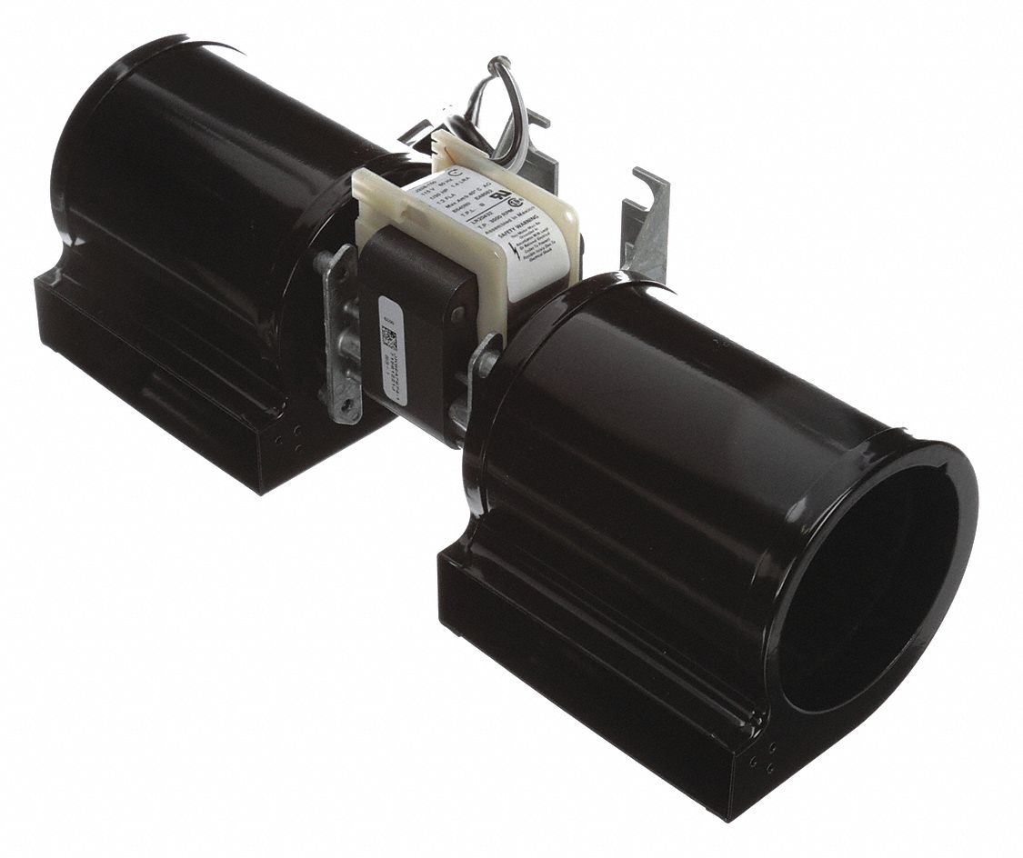 OEM Blower: 3 in Wheel Dia, Direct Drive, Includes Drive Pack, 130 cfm, 1/30 hp, 115V AC, 1 Ph, Open