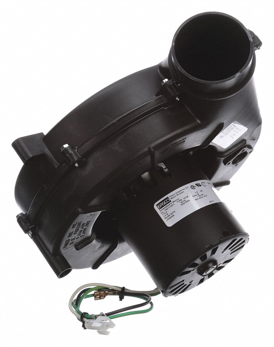 FASCO OEM Blower Round, 6 1/2 in Blower Wheel Dia, Shaded Pole Motor