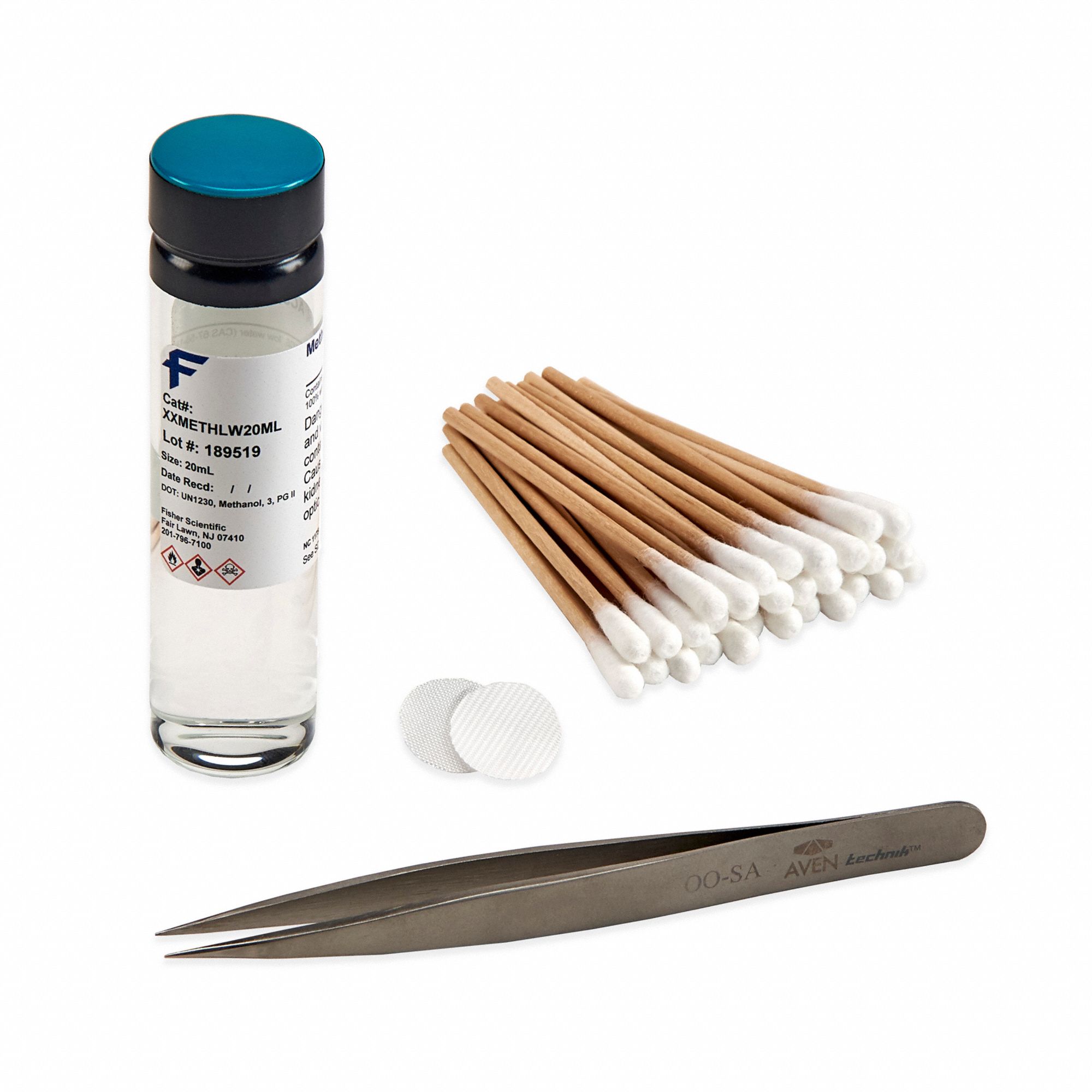 Lamp Cleaning Kit,  For Use With Mfr. No. 10165445, 10165446,  4 1/2 in Length,  3 in Width