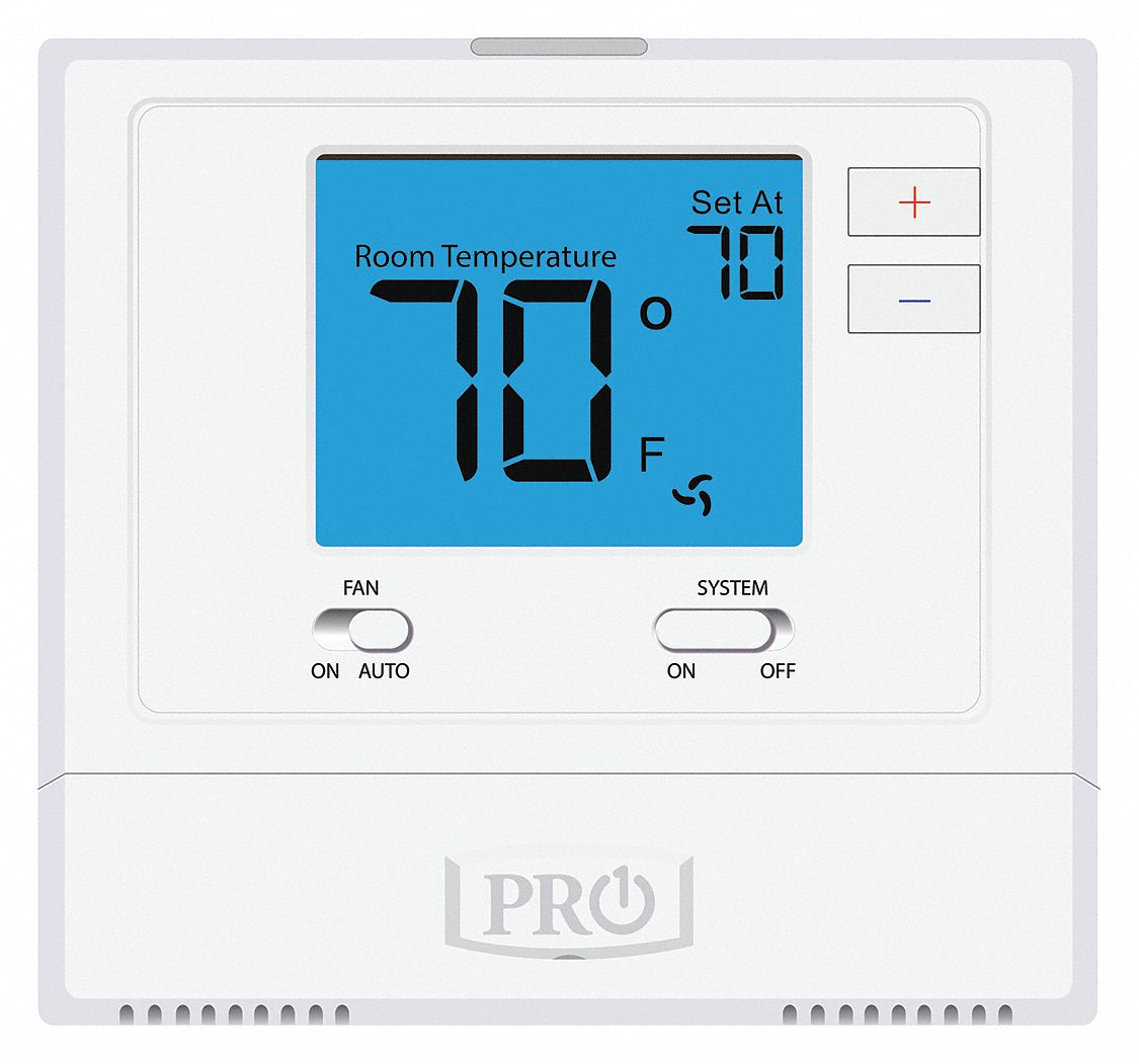 PRO1 IAQ Low Voltage Thermostat 45KE86T771 Grainger