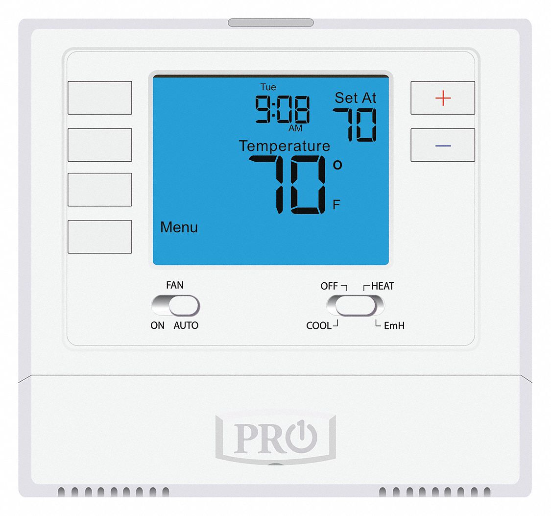 PRO1 IAQ, Heat and Cool, Manual, Low Voltage Thermostat 45KE90T725