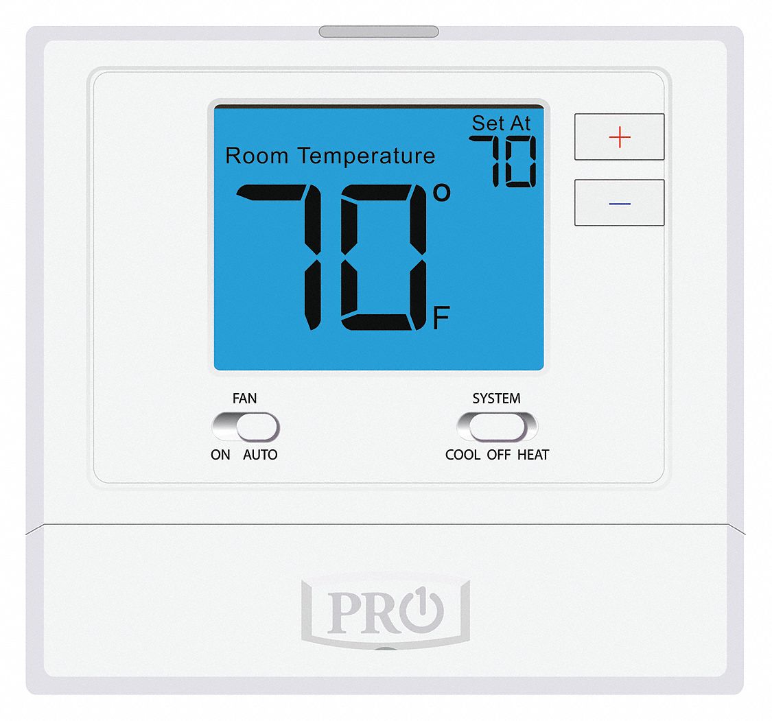 PRO1 IAQ, Heat or Cool, Manual, Low Voltage Thermostat 45KE94T701