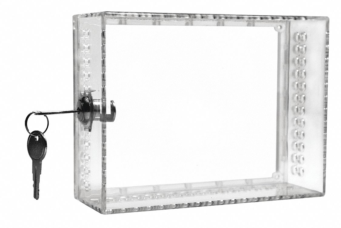 Tstat Guard Plastic 5 1/2x7 1/4x2 1/2in