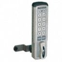 Metal,  Electronic Keyless Lock,  Keypad,  Finish Brushed Nickel
