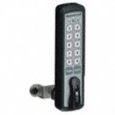 Metal,  Electronic Keyless Lock,  Keypad,  Finish Black