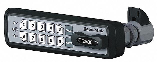 Electronic Keyless Lock: Left-Hand, Keypad, Self-Locking, 12 Buttons