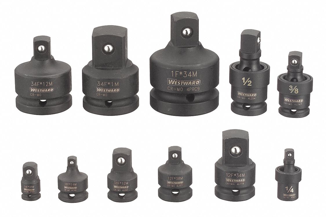 IMPACT SOCKET ADAPTER SET,11 PCS.