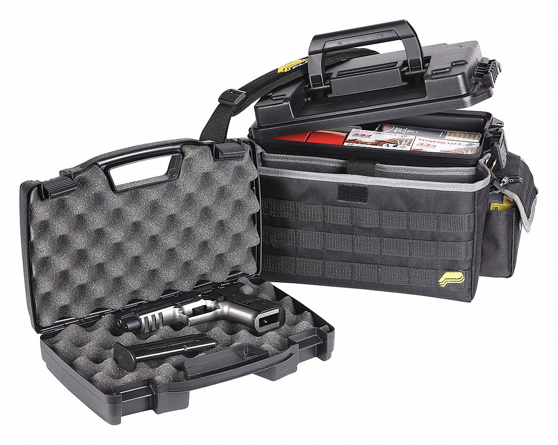 Range Ready Bag: Black, Nylon, 0 Pockets (Inside), 6 Pockets (Outside)
