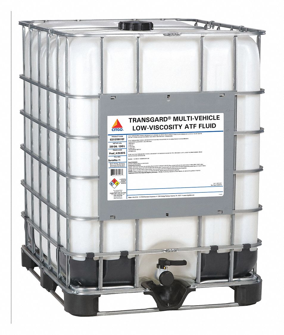 CITGO Automatic Transmission Fluid, Red, 330gal. 45KJ34633137001107