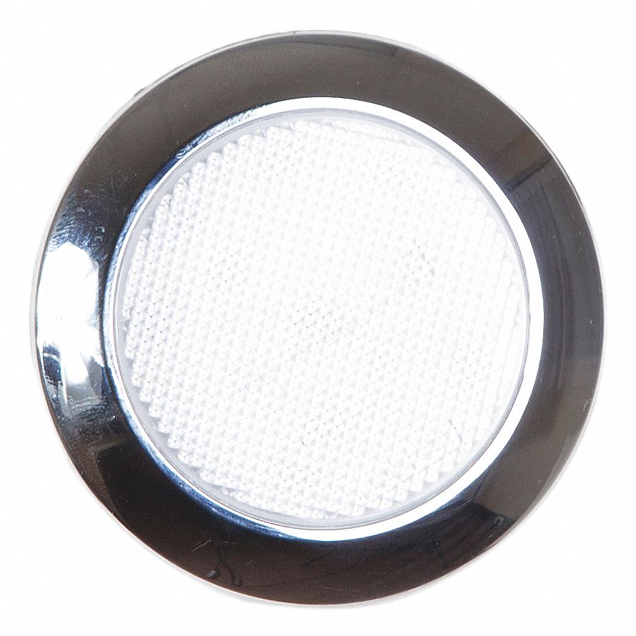 Bezel: Bezel, Silver, Plastic, 5 1/2 in Lg, 5 1/2 in Ht, 1 in Wd, M84441