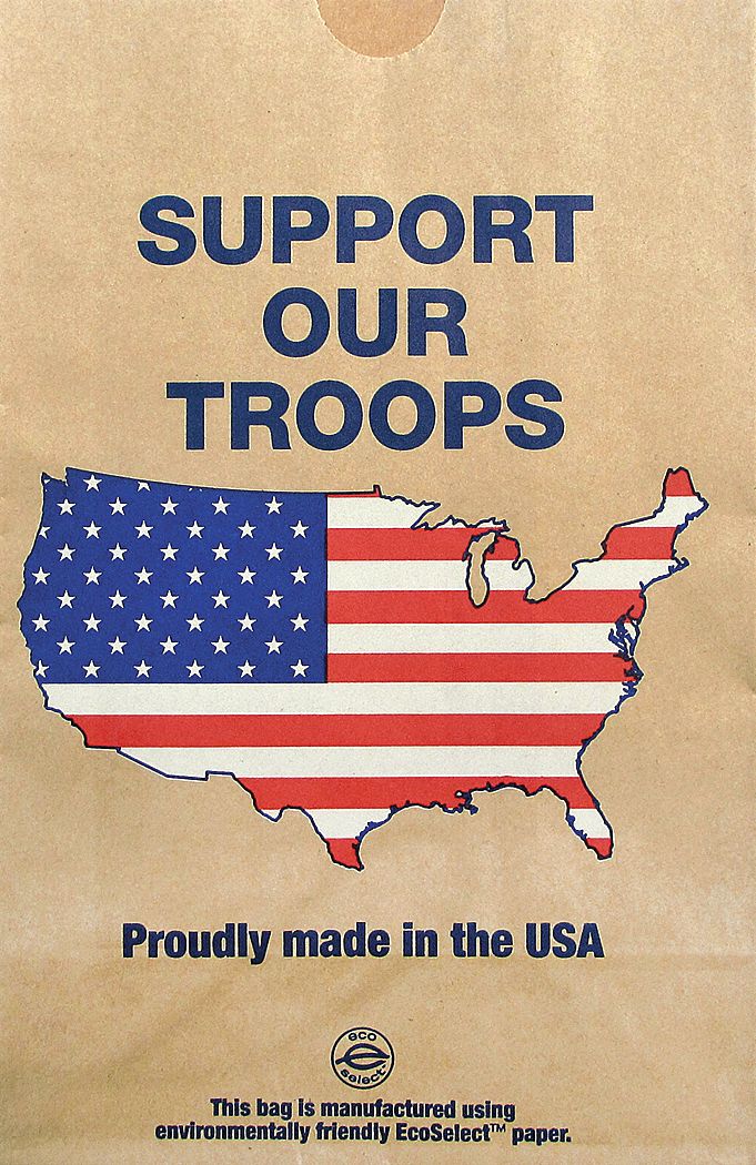 Popcorn Bag: 2.5 oz Size, Paper, 12967-USA, 500 PK