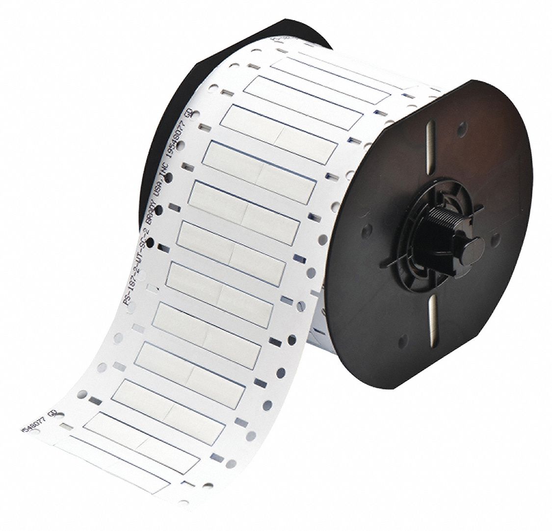 WIRE MARKING SLEEVES,WHITE,1500 PER ROLL