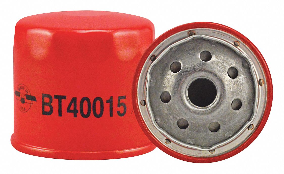 Automotive Air Filter: Spin-On, Engine, Round, Spin-On, 3 in Outside Dia - Bottom