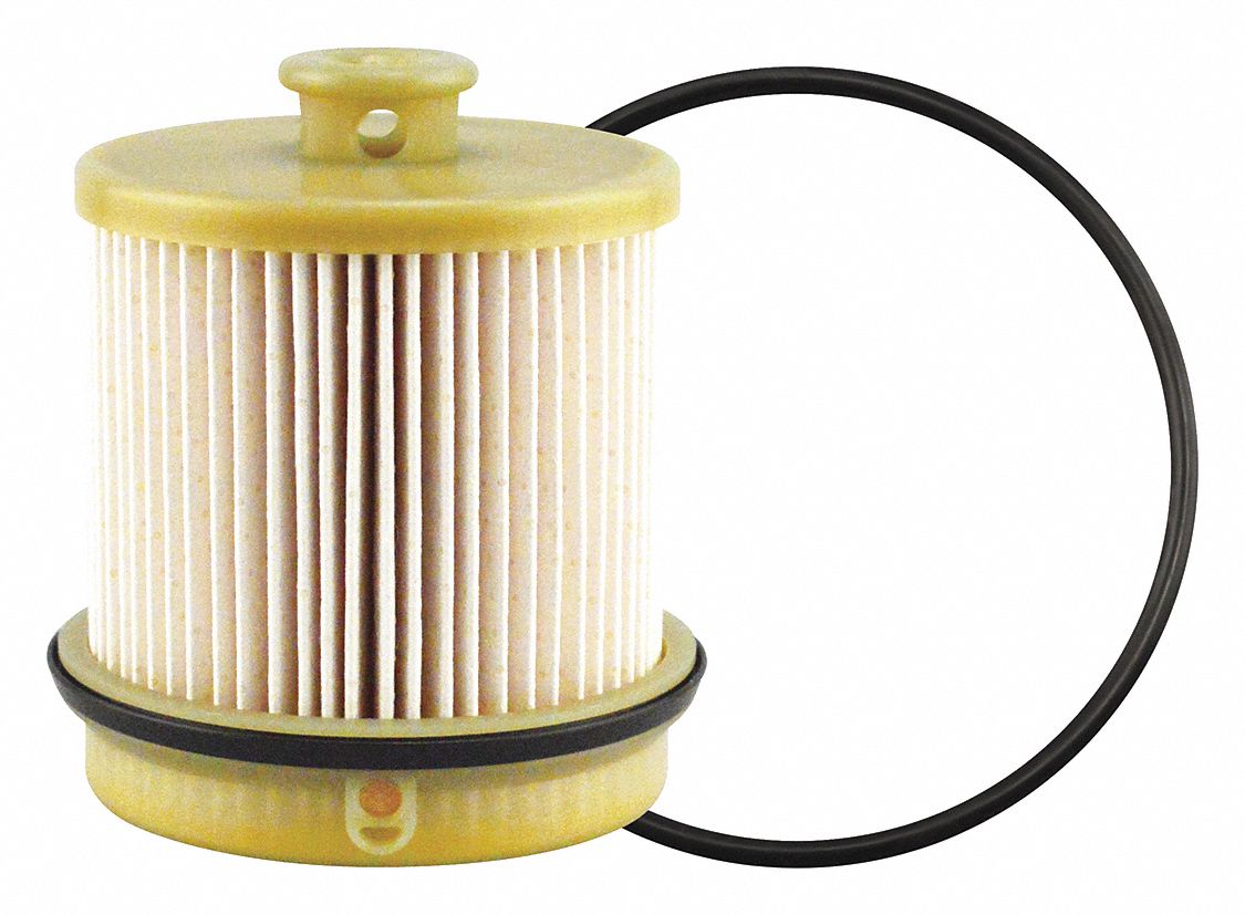Fuel Filter: Cartridge, 3 13/16 in Outside Dia, 1/2 in Inside Dia, Diesel Fuel