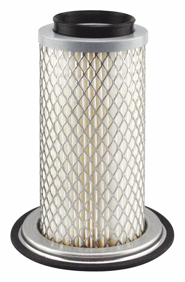 Automotive Air Filter: Round-Oval, Engine, Round, Axial Seal, 3 9/32 in Outside Dia