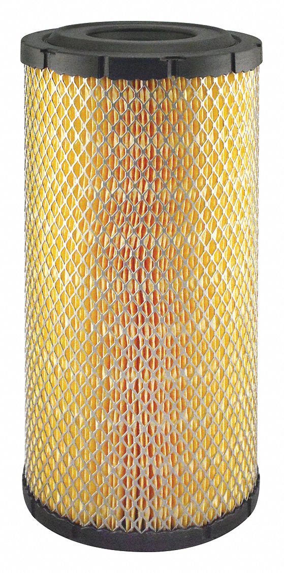 Automotive Air Filter: Round-Oval, Cabin, Round, Radial Seal, 13 21/32 in Overall Ht