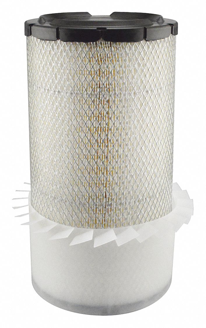 Automotive Air Filter: Round-Oval, Engine, Round, Radial Seal, 8 3/16 in Outside Dia