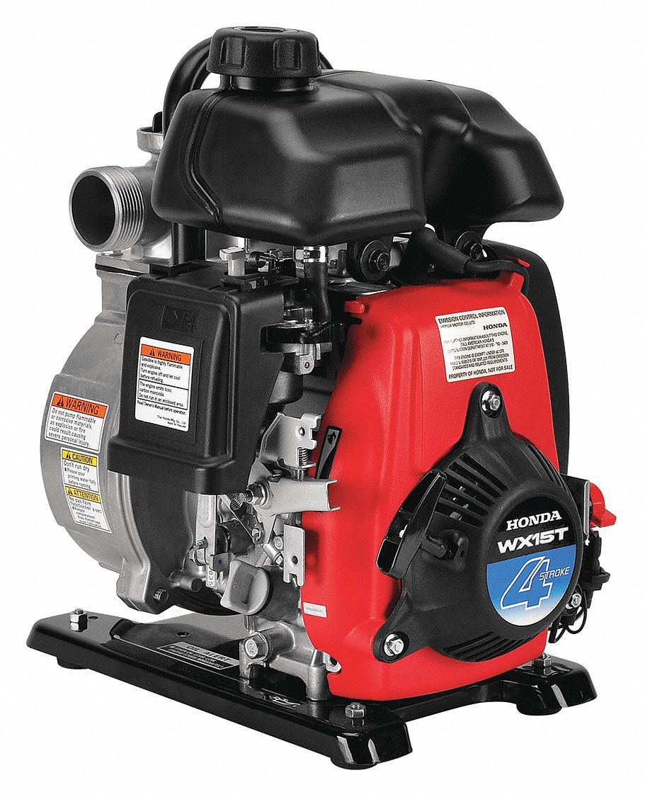 HONDA, 2 1/10 hp, 11/2 in NPT, Engine Driven Utility Pump 45KM64WX15 Grainger