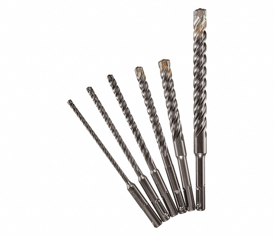 MILWAUKEE Juego de Brocas para Taladros Percutores, 6 piezas, Vástago SDS Plus Juegos de