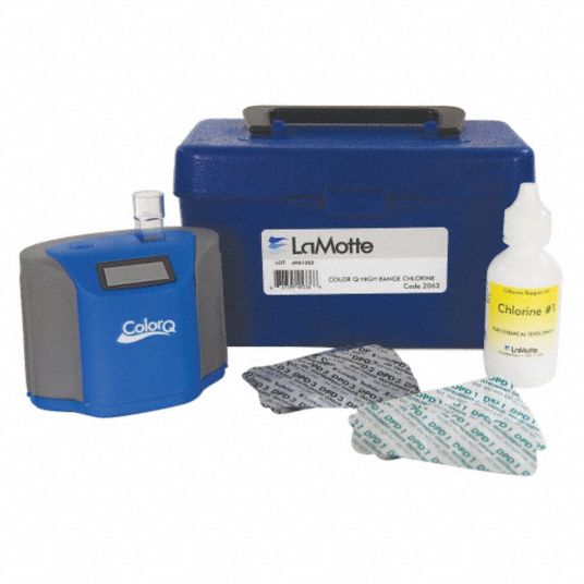 LAMOTTE, Colorimeter, 0 to 10 ppm/0 to 700 ppm, Free and Total Chlorine