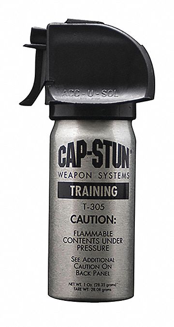 Cap Stun Pepper Spray Gray 1 Oz 4 4 In H 45kp54 T 305 Grainger