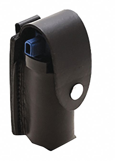 Carry Case Leather Belt Loop Silver Snap