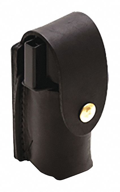 Carry Case Leather Belt Loop Brass Snap