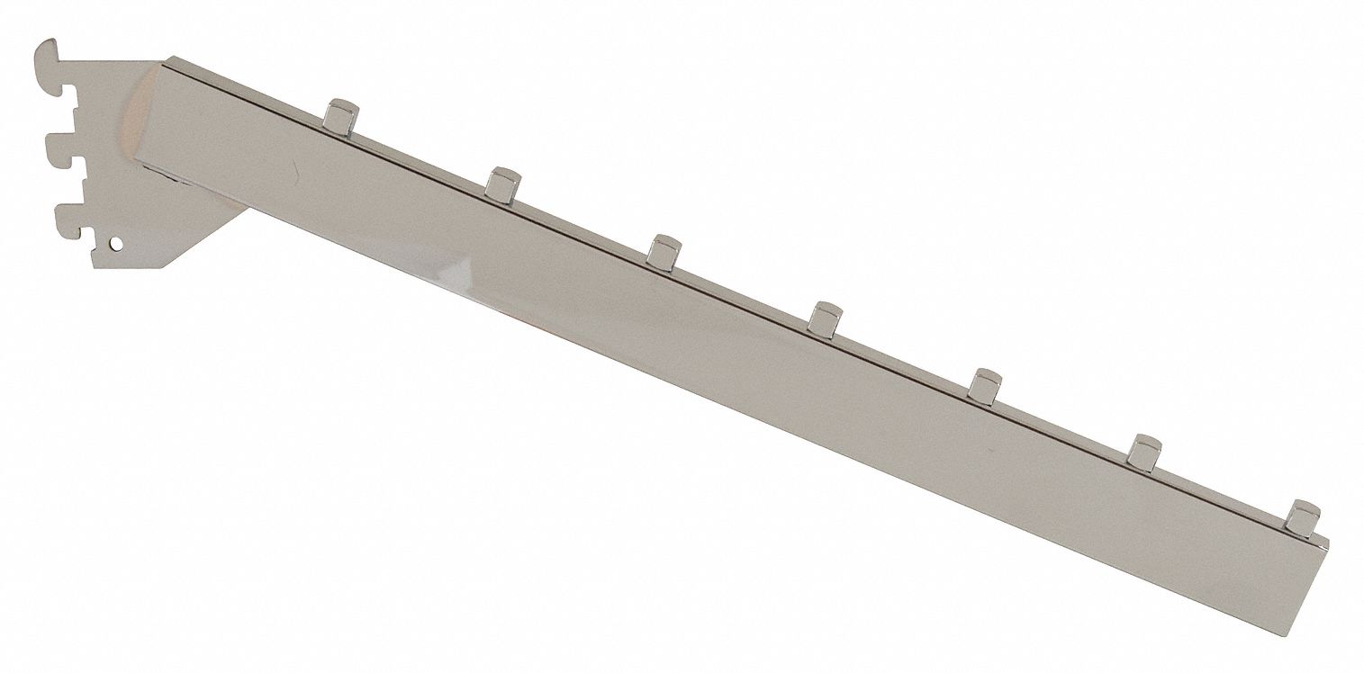 Tubing Waterfall: Single, 1 in Slot Spacing, 1/2 in Slot Lg, 1/2 in x 17 in x 1 1/2 in