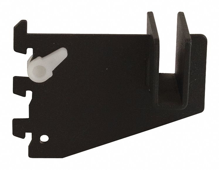 Rectangular Tubing Bracket: Single, 1 in Slot Spacing, 1/2 in Slot Lg, 1/8 in x 3 in x 3 in