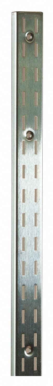Double Slotted Standard: Double, 1 in Slot Spacing, 1/2 in Slot Lg, Zinc-Plated, 17 ga Gauge
