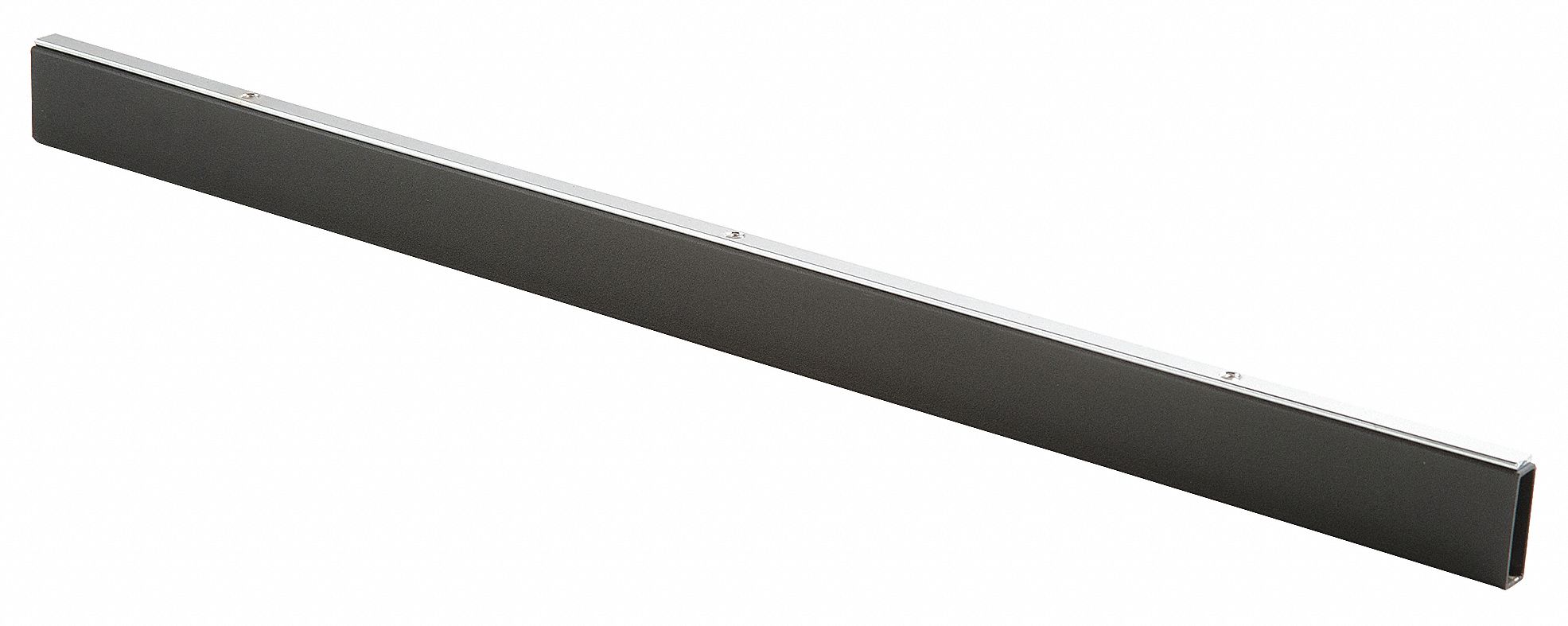 Rectangular Tubing: 1/2 in x 24 in x 1 1/2 in, For Rectangular Tube Shape, Black, 10 PK