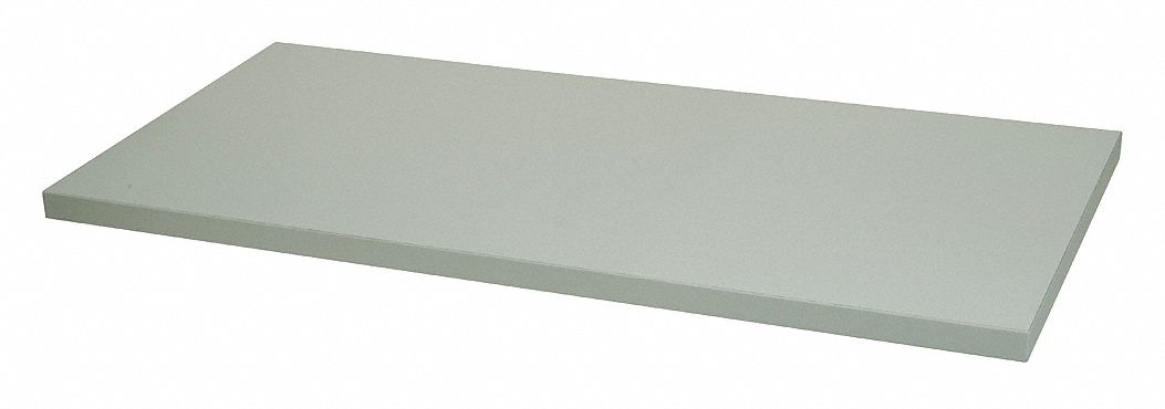 ECONOCO Melamine Shelf Matte Finish White 12 InW X 24 InD X 1 2 InH   45KW22 AS01