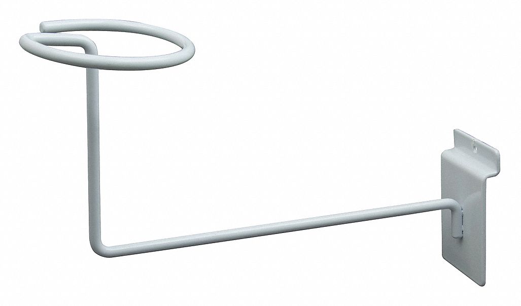 Millinery Displayer: 1/2 in x 8 1/2 in x 4 1/2 in, White, Semi Gloss, 24 PK