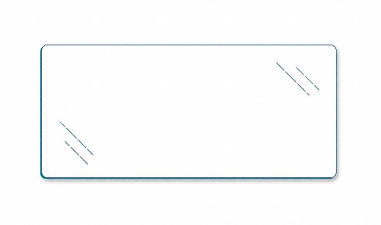 Tempered Glass Shelves: 3/16 in Overall Ht, 24 in Overall Wd, 12 in Overall Dp, Rectangular