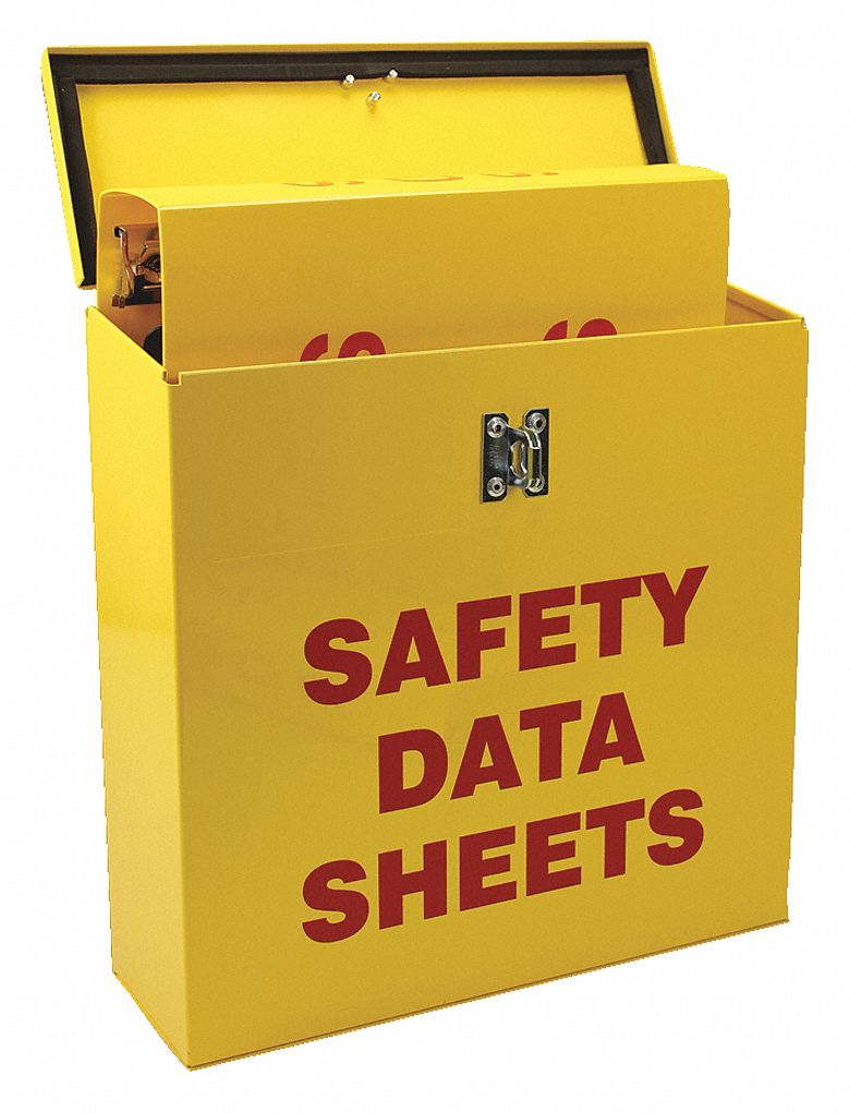 Accuform Document Box English Includes 2 1 2 In Sds Binder Safety Data Sheets Wall 4 1 2 In Depth 45ky21 Zrs367 Grainger