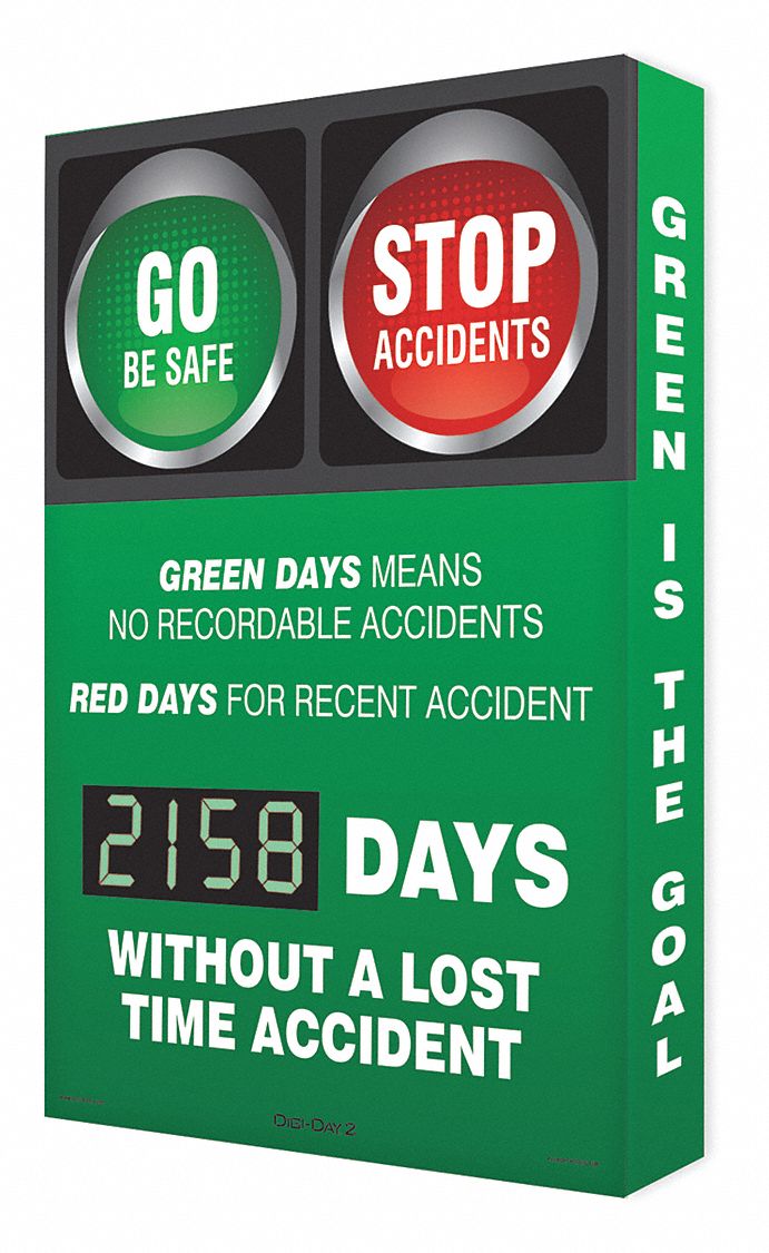 Electronic Scoreboard: Aluminum, Mounting Holes Sign Mounting, 28 in x 20 in Nominal Sign Size