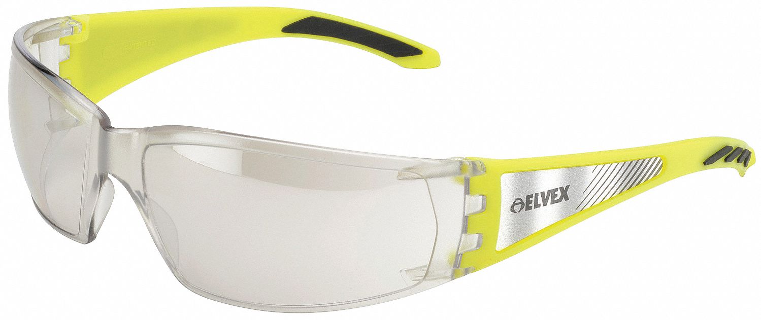 ELVEX Safety Glasses, Indoor/Outdoor 45L053SG53IO Grainger