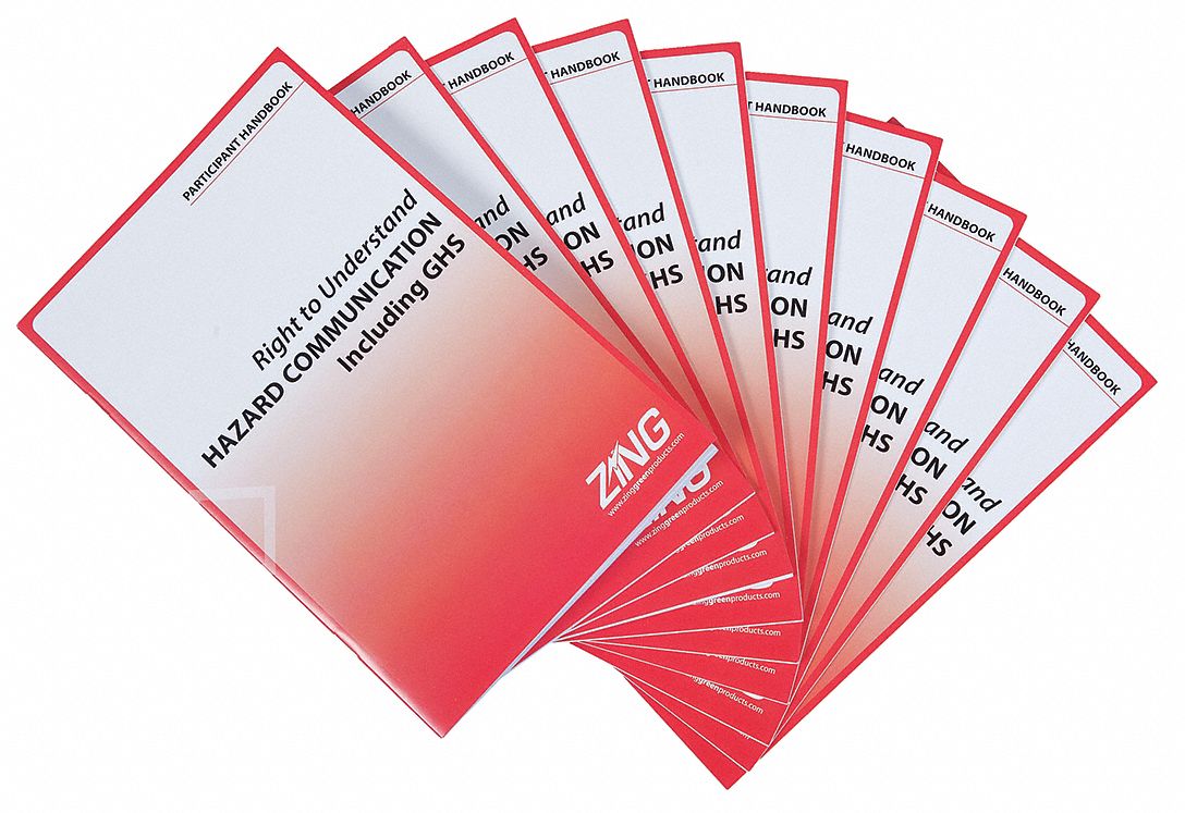 ZING, GHS Safety Data Sheet, Binders and Compliance Stations, Training