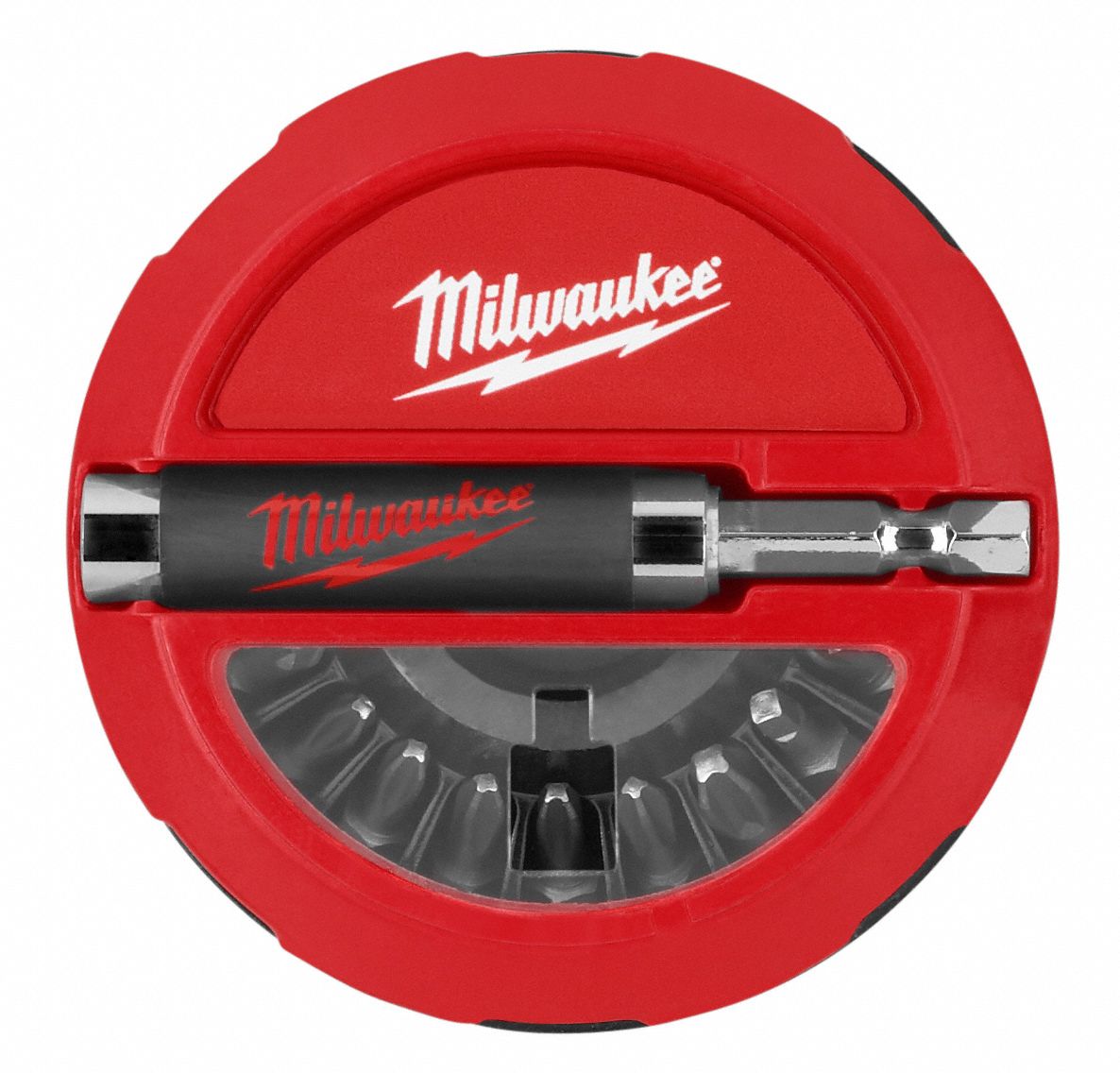 MILWAUKEE Screwdriver Bit Set Screwdriver Bit Set, 20 No. of Pieces, 1/4 in Hex Shank Size